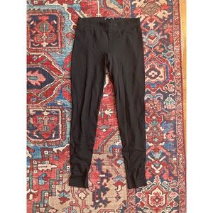 VINCE Back Seam Black Leggings Medium